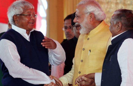 Lalu Prasad Yavad, Narendra Modi, RSS