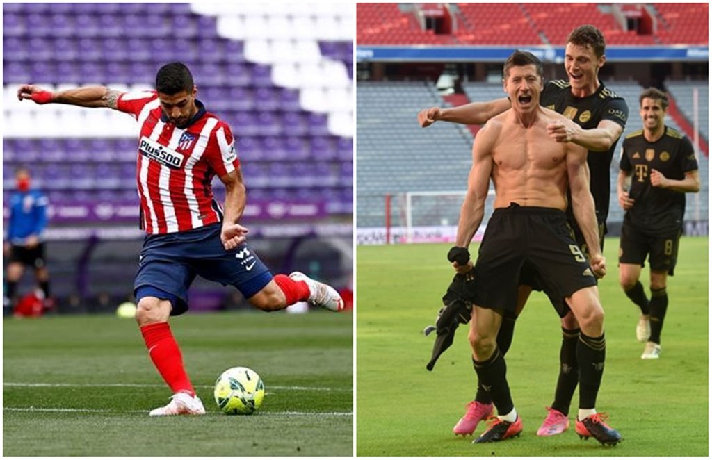 Luis Suarez Robert Lewandowski