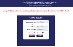 MPPEB Result: एमपी में 2150 पदों पर भर्ती के लिए रिजल्ट जारी, ये रहा चेक करने का डायरेक्ट लिंक