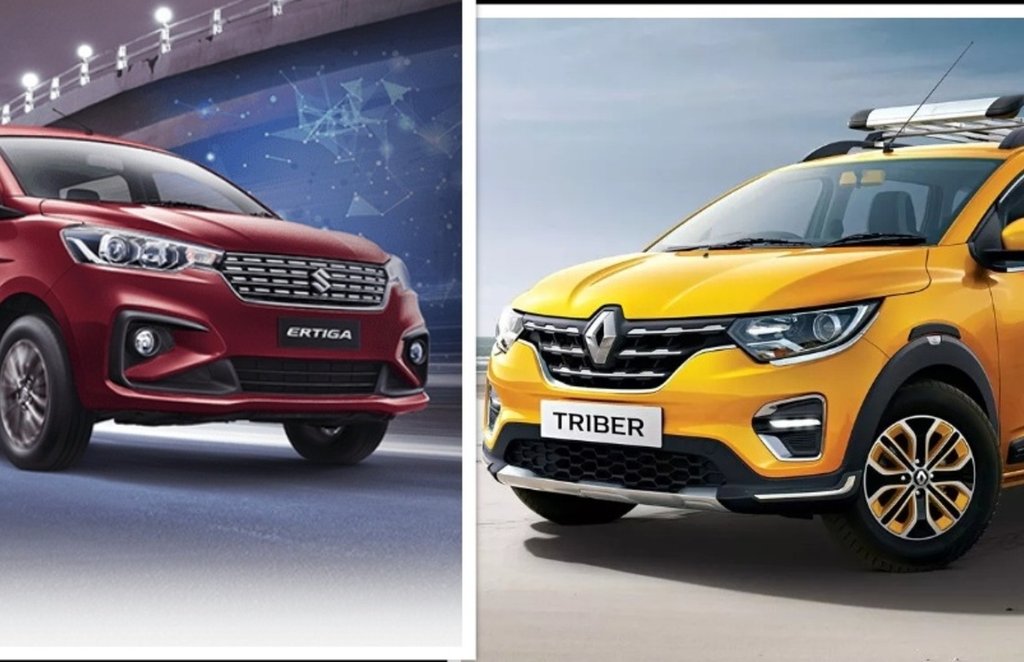Maruti Ertiga vs Renault Triber know which car is best in mileage price and features