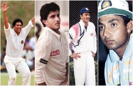 Mohammad Azharuddin Ajay Jadeja Sachin Tendulkar sourav ganguly