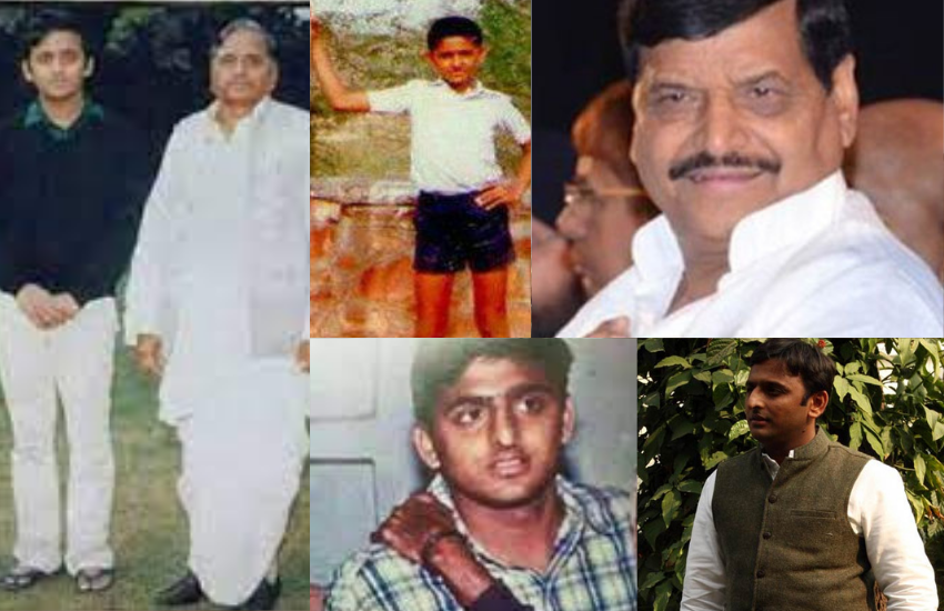 Mulayam Singh Yadav, Akhilesh Yadav, Shivpal Yadav