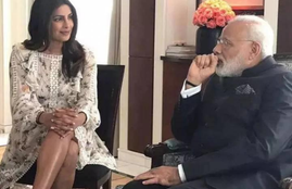 Priyanka Chopra, Narendra Modi, Madhu Chopra