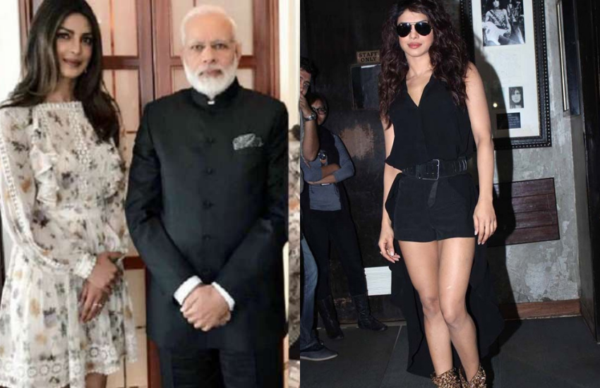 Priyanka Chopra, Narendra Modi, Madhu Chopra