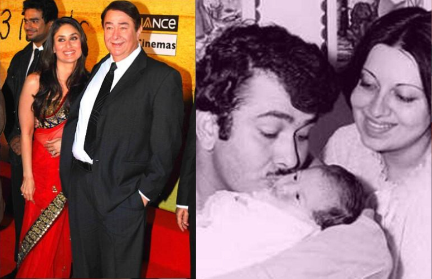 Randhir Kapoor, Kareena Kapoor, Shahid Kapoor