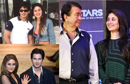 Randhir Kapoor, Kareena Kapoor, Shahid Kapoor