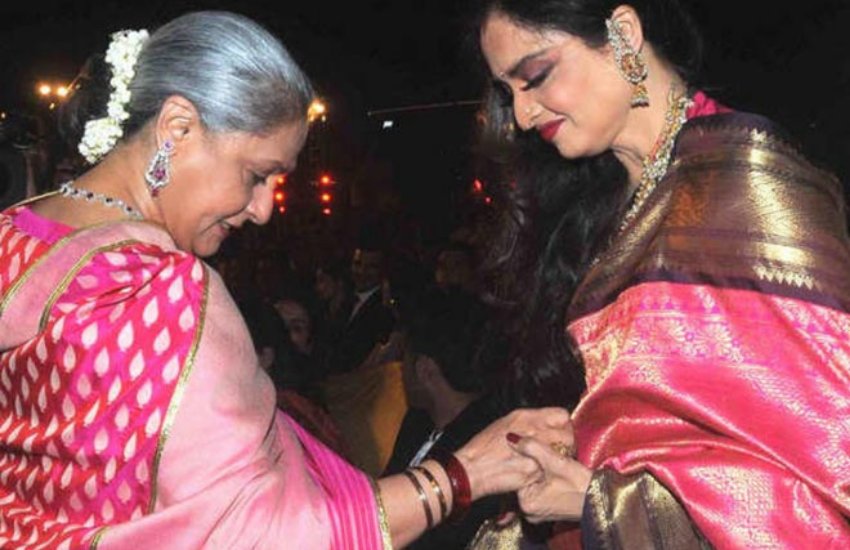 Rekha, Amitabh Bachchan, Jaya Bachchan,