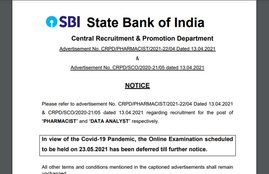 SBI , SBI Recruitment 2021, Bank Job, SBI Vacancy, SBI Pharmacist Vacancy, SBI Data Analyst Vacancy,