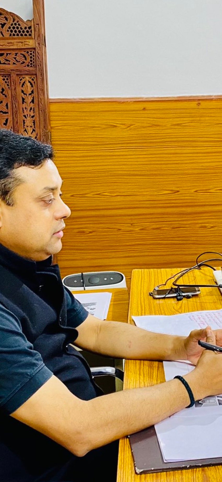 Sambit Patra Marriage, Sambit Patra Wfe