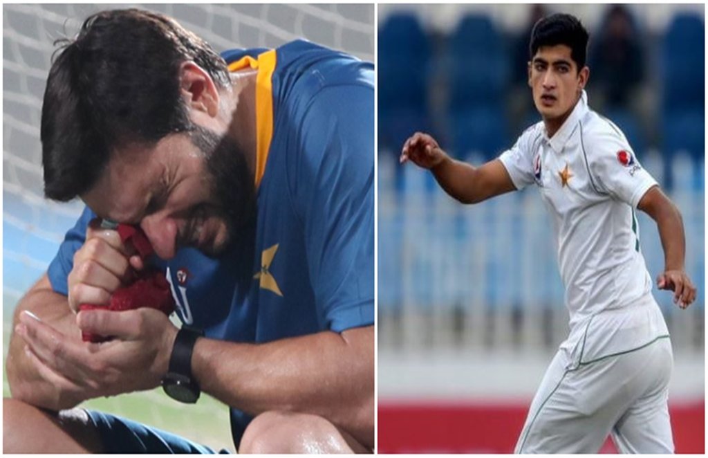Shahid Afridi, Naseem Shah