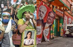 Election Results 2021: बंगाल में 2019 के मुकाबले BJP का वोट प्रतिशत 2% से कम घटा, TMC का 5% बढ़ा