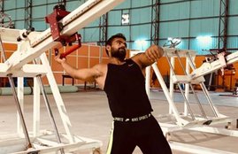 Tokyo Olympics bound javelin thrower Shivpal Singh using KTG at National Institute of Sports in Patiala