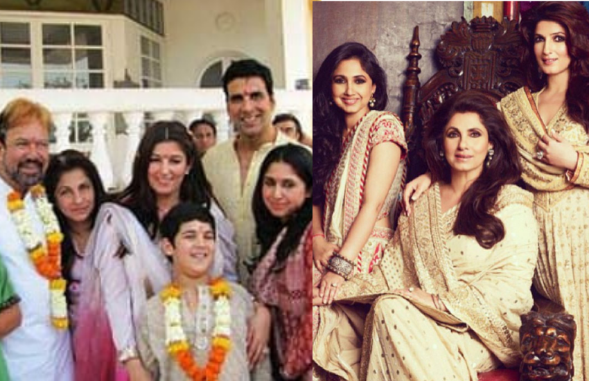 Dimple Kapadia, Twinkle Khanna, Rajesh Khanna, Akshay Kumar