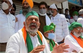 rakesh tikait, farmer protest, farm laws