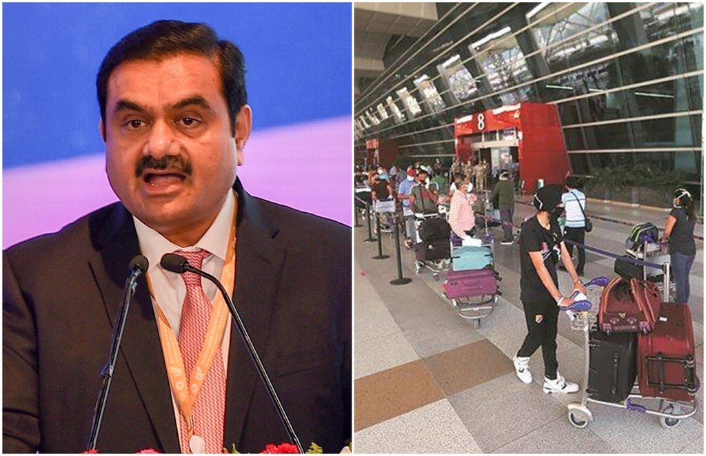 Adani Group, jaipur, Lucknow, Ahmedabad, Guwahati, Mangalore, Thiruvananthapuram, airport, private jets, international flights, Aviation circles, national news