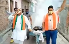 corona, bjp leader