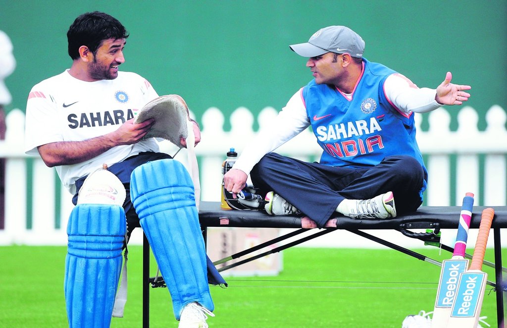 MS Dhoni, Virender Sehwag