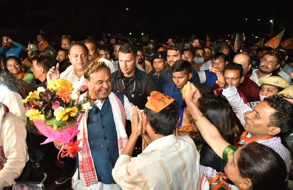 BJP, Assam, Himanta Biswa Sarma