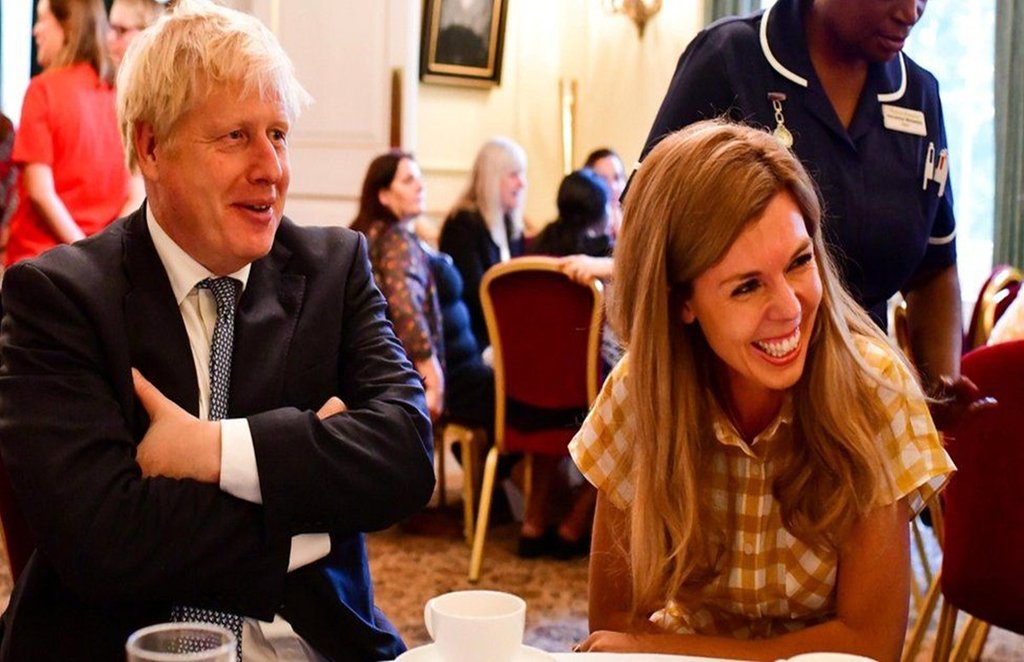 Britain, PM Boris Johnson, Carrie Symonds