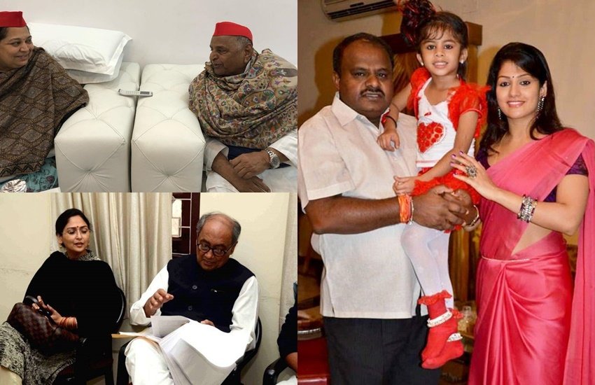 दुनियाभर में तमाम ऐसे कपल हैं जिन्होंने उम्र और जाति-धर्म के बंधन से मुक्त होकर एक दूसरे का साथ चुना। भारत में भी ऐसे लोगों की कमी नहीं है। तमाम भारतीय राजनेता ऐसे हैं जिन्होंने उम्र को अपने प्यार के आड़े नहीं आने दिया। इन लोगों ने उम्र के लंबे गैप के बावजूद एक-दूसरे का हाथ थामा और ब्याह रचाया। आइए डालें ऐसे ही चंद नेताओं पर एक नजर: 