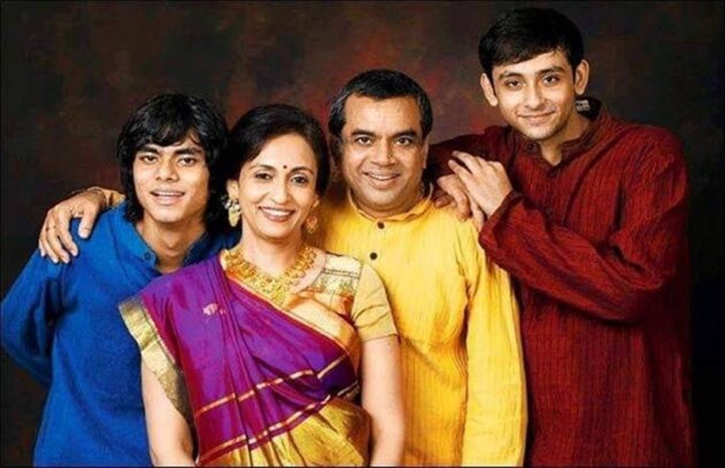paresh rawal, swaroop sampat, paresh rawal family