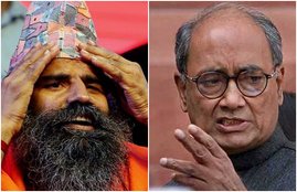 Ramdev, digvijay singh, congress, BJP, covid-19, doctors, ajit anjum, twitter troll, national news, jansatta