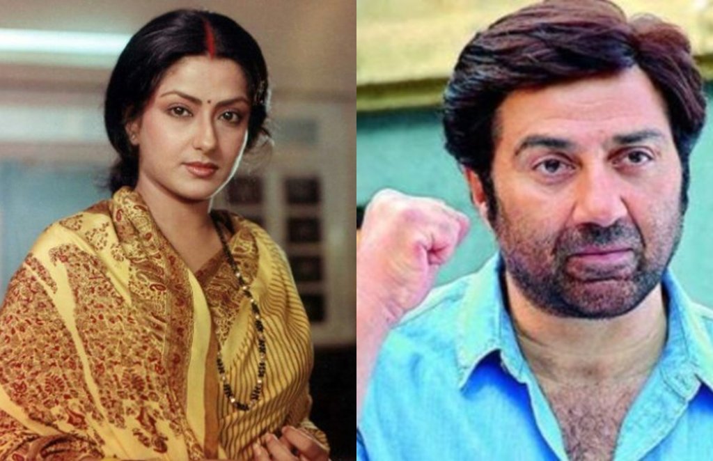 Moushumi Chatterjee, Sunny Deol, Rajkumar, Moushumi, Rajkumar Fight With Moushumi Chatterjee.