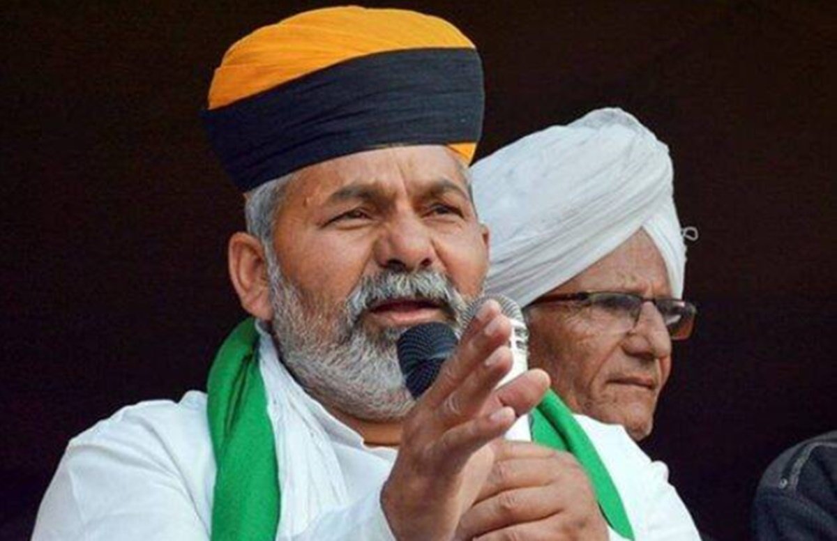 rakesh tikait, farmers protest, covid 19