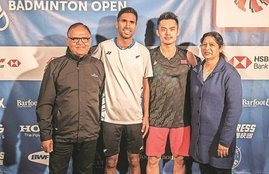 Abhinav Manota Lovleen Kumar Rajni Bala Lin Dan Chinese badminton legend