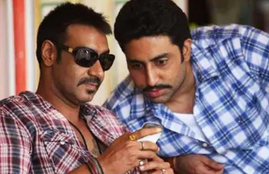 Abhishek bachchan, Ajay Devgan, Amitabh bachchan
