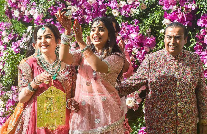 , Akash Shloka Wedding Celebrations, Akash Shloka Wedding Photos