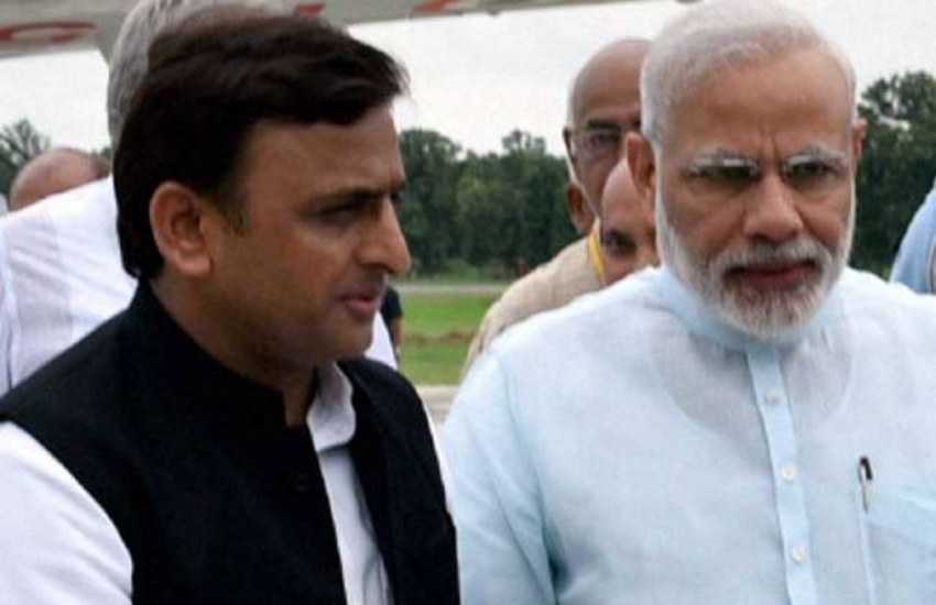 Akhilesh Yadav - Narendra Modi