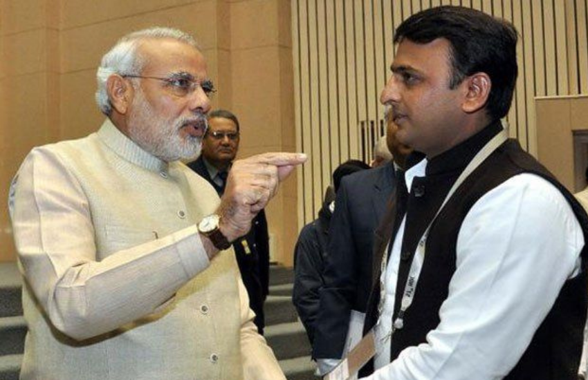 Akhilesh Yadav - Narendra Modi