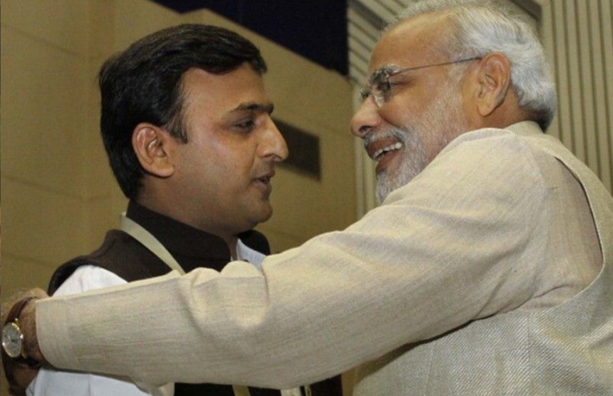 Akhilesh Yadav - Narendra Modi