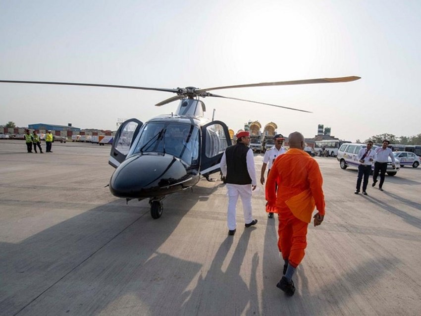 Yogi Aditya Nath, Akhilesh Yadav SP, Mulayam Singh second wife