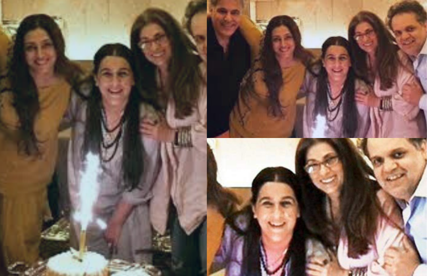 Sunny Deol, Amrita Singh, Dimple Kapadia
