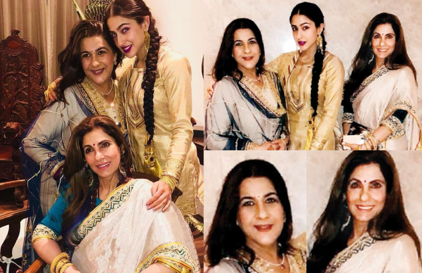Sunny Deol, Amrita Singh, Dimple Kapadia