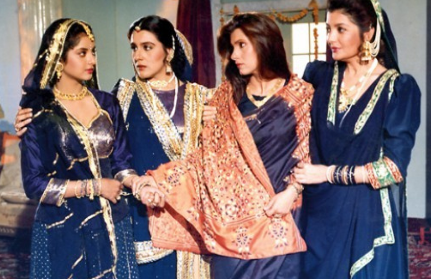 Sunny Deol, Amrita Singh, Dimple Kapadia