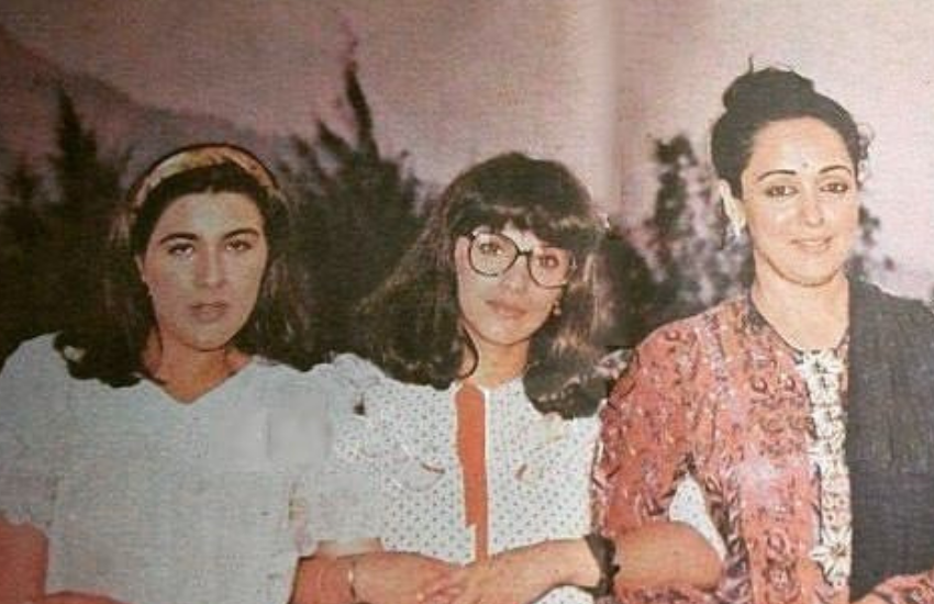 Sunny Deol, Amrita Singh, Dimple Kapadia