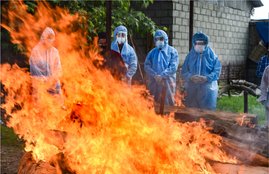 COVID Cremation, Srinagar, India News