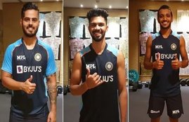 Chetan Sakaria, Nitish Rana, Ruturaj Gaikwad