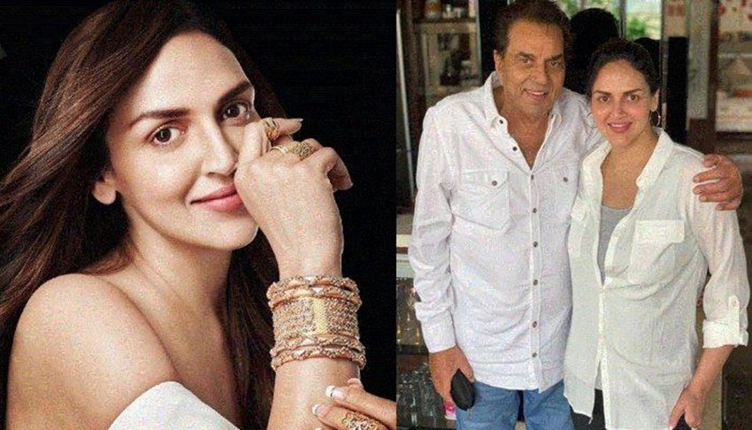 Dharmendra, Esha Deol, hema malini