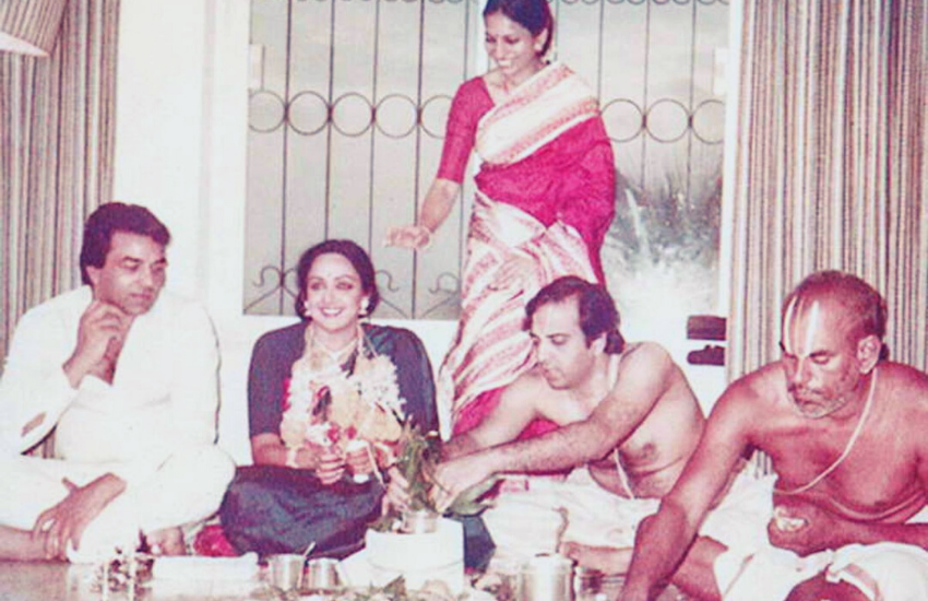 Dharmendra, Hema Malini,