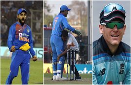 Dhoni, Eoin Morgan, Kohli