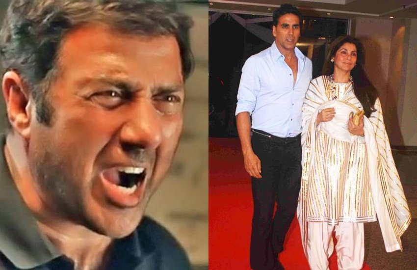 Sunny Deol Akshay Kumar Dimple Kapadia: सनी देओल और अक्षय कुमार बॉलीवुड के एक्शन हीरोज में शुमार रहे हैं। हालांकि अक्षय ने अब अपनी छवि बदल ली है और लगभग हर तरह के किरदार निभा रहे हैं। ट्विंकल खन्ना (Twinkle Khanna) से शादी से पहले अक्षय कुमार का कई अभिनेत्रियों के साथ नाम भी जुड़ चुका है। रवीना टंडन के लिए तो सनी देओल संग उनकी लड़ाई भी हो गई थी।