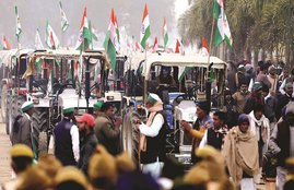 Rakesh Tikait, Farmers Protest, Tractor Rally, Naresh Tikait Ghazipur Border, Farm Laws, Ghaziabad News, Farmers Tractor Rally,राकेश टिकैत, किसान आंदोलन, ट्रैक्टर रैली, नरेश टिकैत गाजीपुर बॉर्डर, कृषि कानून, गाजियाबाद न्यूज, किसान ट्रैक्टर रैली,Hindi News, News in Hindi, June 26 protest, farmer protest, tractors, parade rehearsal, farm law protest, jansatta