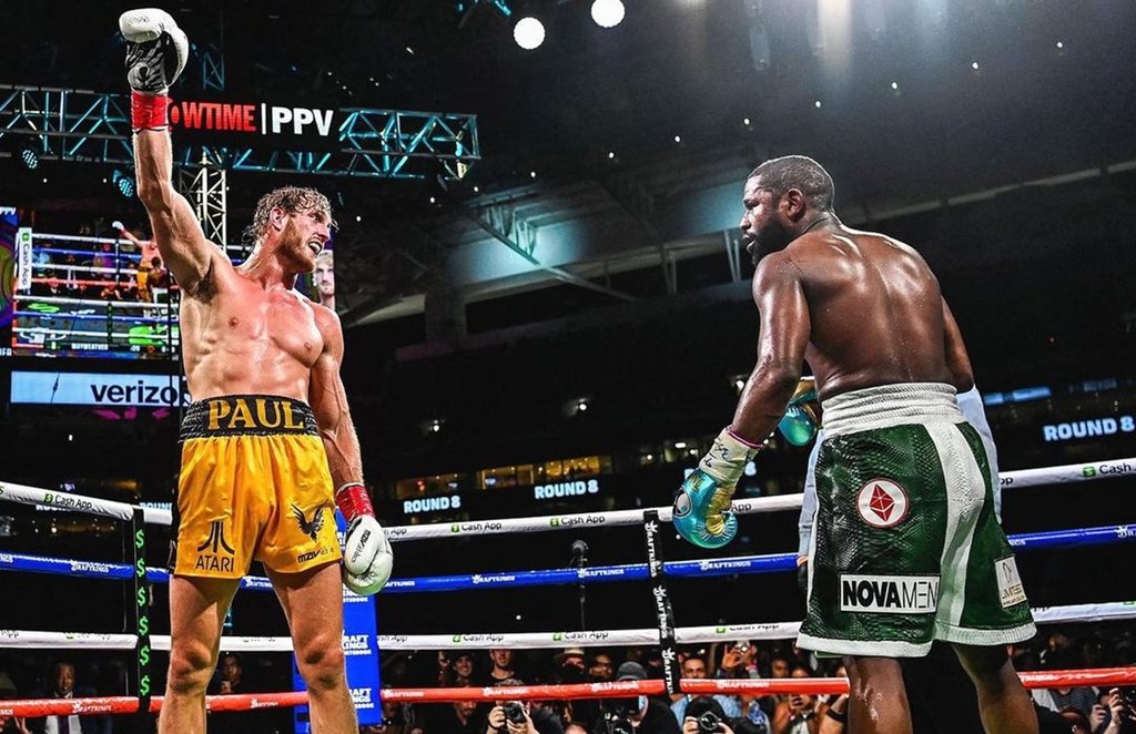 Floyd Mayweather Logan Paul Exhibition Boxing Match Floyd Mayweather Logan Paul Exhibition Boxing Match