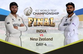 India vs New Zealand, IND vs NZ WTC Final 4th Day Test Live Cricket Score Streaming Online
