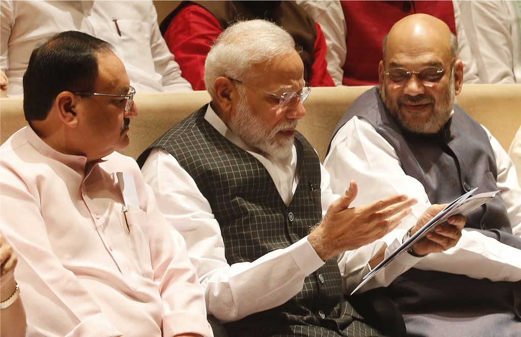 JP Nadda, Narendra Modi, Amit Shah