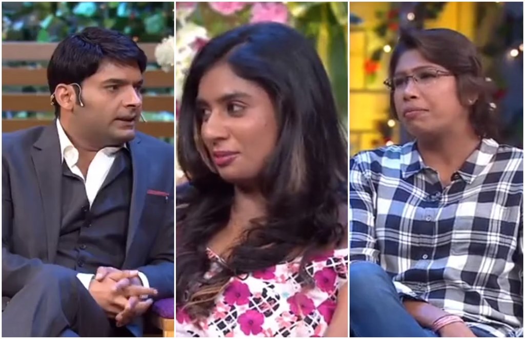 Kapil Sharma Show Mithali Raj Jhulan Goswami Kapil Sharma